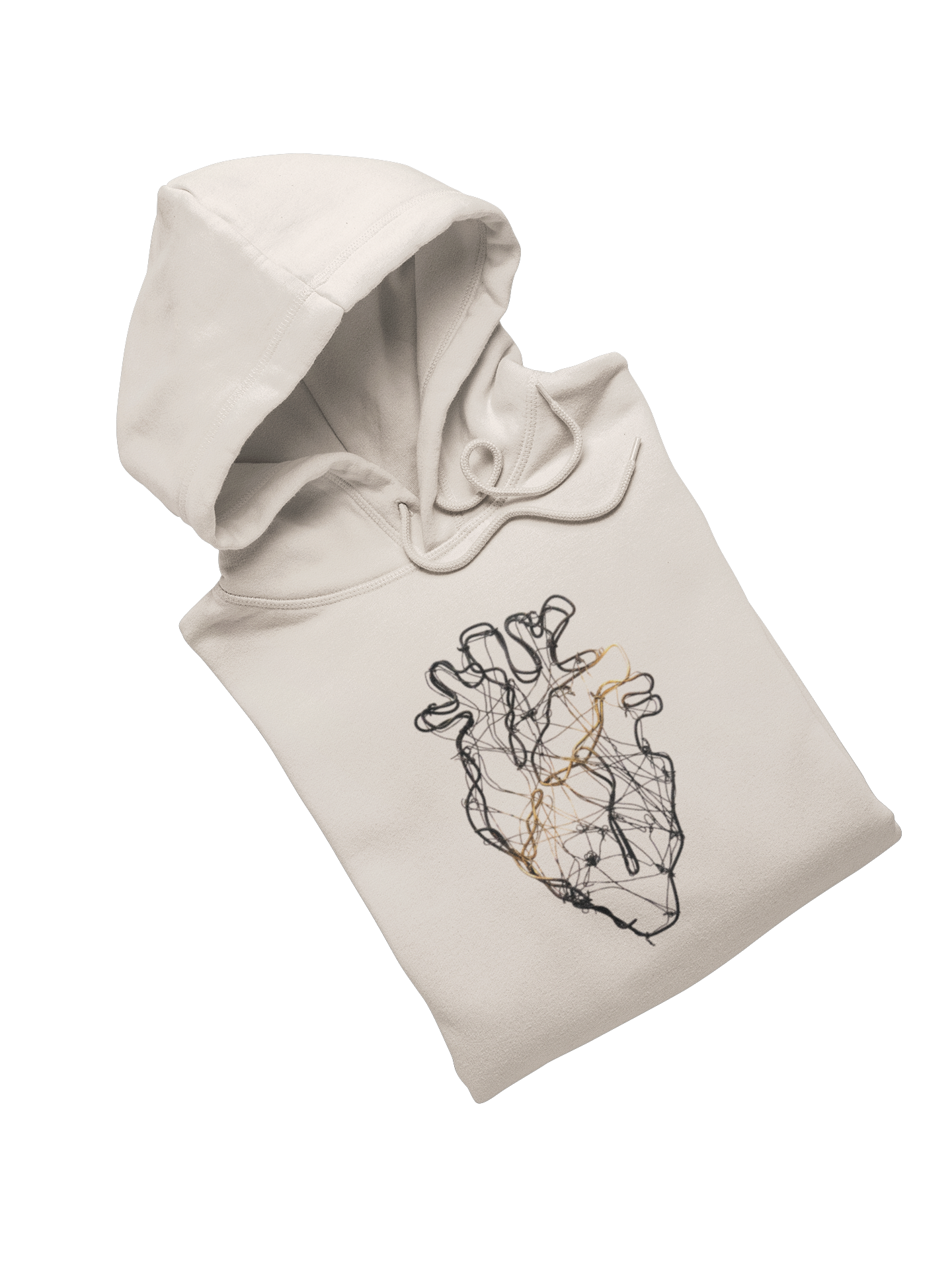 Open Heart, Moletom, Branco Pérola